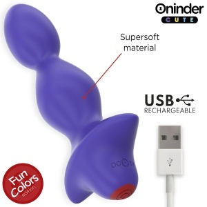 Dilatator Anal Vibrant Inteligent Oninder Cute Love Butt – Cu Control prin Aplicație Bluetooth, 9 Moduri și Rezistență la Apă - Img 3