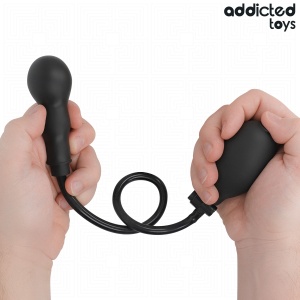 Dop Anal Gonflabil din Silicon Medical Addicted Toys – Model Inovator cu Grosime Reglabilă și Pompă Manuală - Img 2