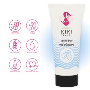 Gel Lubrifiant Kiki Travel cu Efect de Răcire – Formulă cu Aloe Vera (50ml) - Img 3