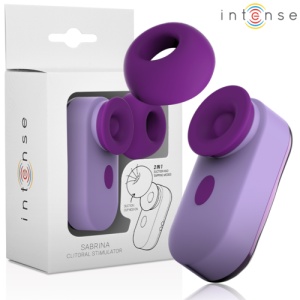 INTENSE SABRINA – Mini Stimulator Compact Reîncărcabil Roz & Violet