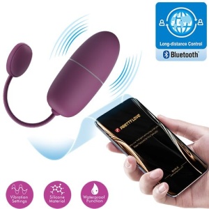 Ou Vibrator cu Aplicație și Control la Distanță- PRETTY LOVE Nimf Lila - Img 3