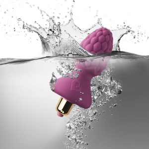 Plug Anal Vibrant în Formă de Zmeură – Din Silicon Medical, cu Glonț RO-80 și 7 Moduri de Vibrație - Img 3