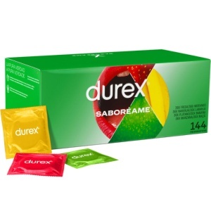 Prezervative cu Arome Fruitate Durex Pleasure Fruits Box – Pachet Gigant 144 bucăți