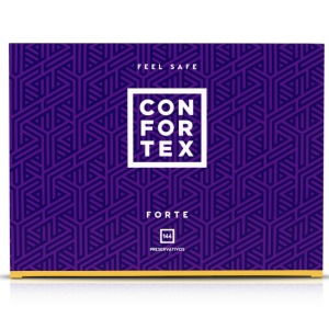 Prezervative Extra-Rezistente Confortex Nature Forte Box – Pachet Gigant 144 bucăți - Img 2