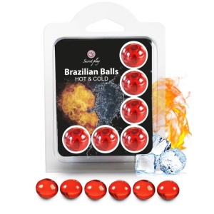 Set 6 Mingi Braziliene SecretPlay – Efect Dual Cald & Rece, Experiență Senzorială
