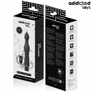 Sondă de Curățare Anală cu Adaptor Universal pentru Duș Addicted Toys – Model 3 din Silicon Super-Moale (15.7 cm)