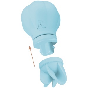 Stimulator Clitoridian Premium cu 5 Capete-Adrien Lastic Caress Blue - Img 2
