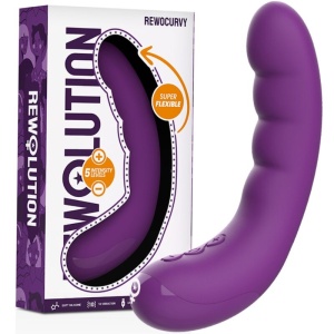 Vibrator Flexibil pentru Punctul G Rewocurvy – 50 de Combinații de Plăcere, Reîncărcabil - Img 5