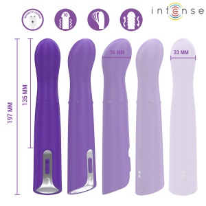 Vibrator G-Spot „Helena Beads” cu Mișcare Sus-Jos și Perle Interne (10 Vibrații, Impermeabil, Încărcare Magnetică) - Img 3