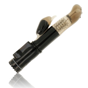 Vibrator Rotativ și Masturbator Ohmama Delfin – Cu Stimulator Clitoridian și Silicon Premium