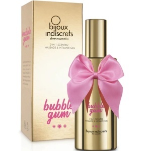 Gel 2-în-1 Bijoux Indiscrets – Aromă de Gumă cu Căpșuni (100ml)