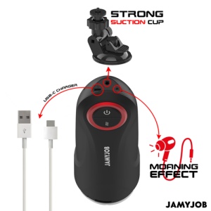 Masturbator Automat Vagin GRAVITY cu 5 Moduri de Mișcare și Efect Sonor USB - Img 3