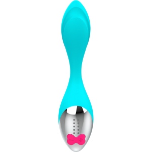 Mini vibrator Happy Loky din silicon, cu relief pentru punctul G, reîncărcabil USB, T - Img 4