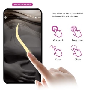 Ou Vibrator cu Aplicație și Control la Distanță- PRETTY LOVE Nimf Lila - Img 10
