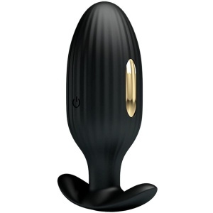 Plug Anal cu Electroșocuri și Vibrații Jefferson E-Stim – Silicon Premium, Control prin Aplicație și Conector la 90 de Grade (Negru) - Img 2