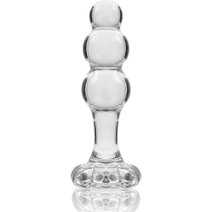 Plug Anal din Sticlă Borosilicată Ibiza Nebula – Dimensiune Compactă și Jocuri Termice (10.5 cm) - Img 3