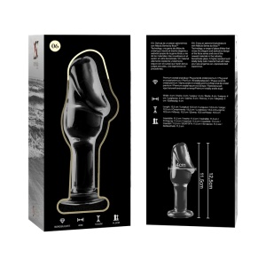 Plug Anal din Sticlă Borosilicată Ibiza Nebula – Inserție Fină și Jocuri Termice (12.5 cm) - Img 4