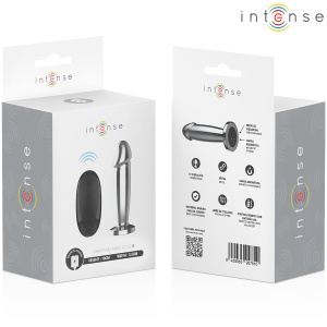 Plug Anal Vibrant din Aluminiu cu Telecomandă Intense – Mărimea S, Design Anatomic și Jocuri Termice (10 cm) - Img 4