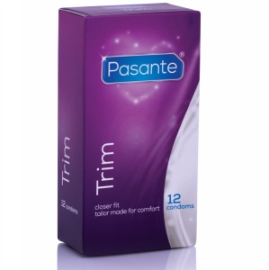 Prezervative Slim Pasante Trim – Pachet 12 bucăți