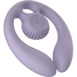 Stimulator Dublu pentru Cupluri Snail Vibe Gizi Duo cu Telecomandă – Liliac, 3 Motoare, IPX, USB Magnetic - Img 5