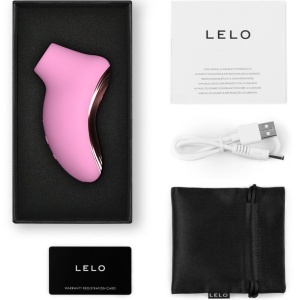 Stimulator Sonic pentru Clitoris LELO Sona 2 Travel – Roz, Tehnologie SenSonic, 12 Moduri, Impermeabil, USB - Img 5