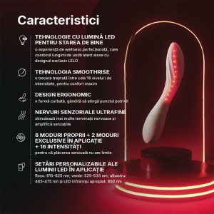 Vibrator LELO Mona Spectra – Cu Lumină rosie terapeutica - Img 7