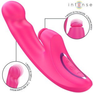 Vibrator Multifuncțional Emi 3 în 1, 10 Moduri de Vibrație, Roz