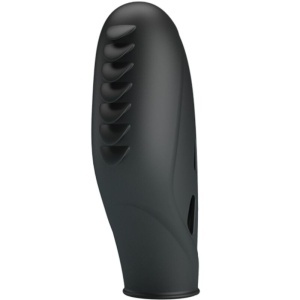 Vibrator pentru deget din silicon negru - Img 2