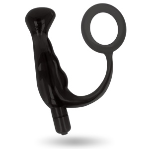 Vibrator Prostatic TICO Negru 10 cm – Silicon Medical, Design Ergonomic