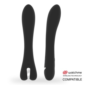 Vibrator Ryan Brilly Glam din silicon, telecomandă WatchMe inclusă, iluminare LED, reîncărcabil USB - Img 3