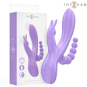 Vibrator Triplu Miko Rabbit & Stimulator & Anal, 7 Vibrații, Mov