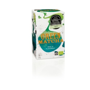 Ceai ecologic Green Matcha, Royal Green, 27 gr, 16 plicuri