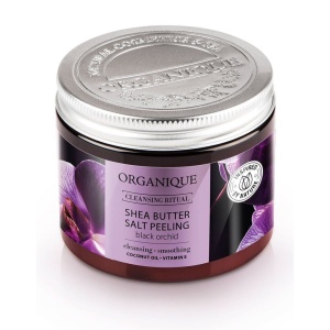 Exfoliant corp cu orhidee neagra și unt de shea Organique 200 ml