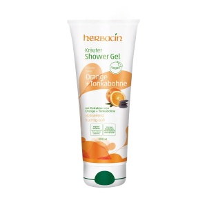 Gel de Duș cu Portocale și Boabe Tonka Herbacin, 200 ml