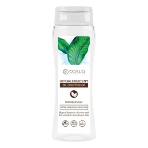 Gel de duș hipoalergenic inodor pentru piele sensibilă și atopică Barwa Cosmetics 400 ml