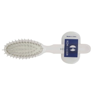 Perie pneumatica alba cu peri cilindrici din plastic, Koh-I-Noor, 8109V