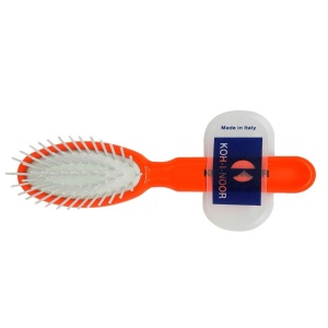 Perie pneumatica portocalie cu peri cilindrici din plastic, Koh-I-Noor, 8109A