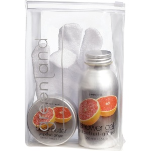 Set cadou mic Spicy (Ghimbir și Grepfruit) cu manusă Greenland