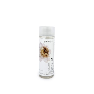 Ulei corp, cu floare de bumbac si lotus, Greenland, 150 ml