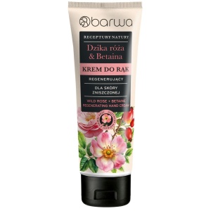Cremă mâini regenerantă cu trandafir salbatic și betaină Barwa Cosmetics 100 ml