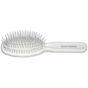 Perie pneumatica alba cu peri cilindrici din plastic, Koh-I-Noor, 8110V