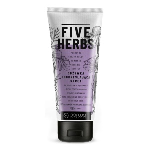 Balsam par redefinire bucle pe baza de plante Five Herbs, Barwa Cosmetics, 180 ml