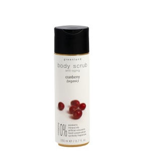 Exfoliant corp cu afine Greenland 200 ml