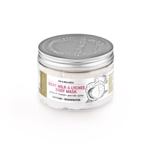 Masca corp, lapte de capra, shea, lichi, perle, Organique, 450 ml