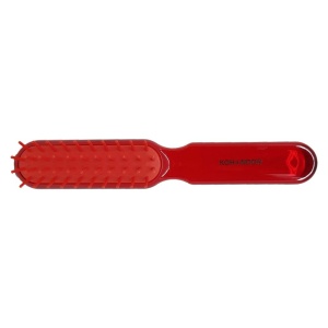 Perie pneumatica rosie cu peri cilindrici din plastic, rezistenta la foen, Koh-I-Noor, 7114R