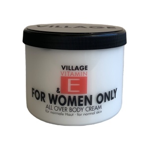 Crema corp pentru femei cu cirese, unt de shea si vitamina E Village Cosmetics 500 ml