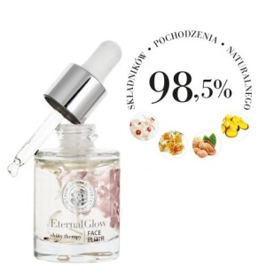 Elixir facial iluminator, ten obosit si tern, Eternal Glow, Organique, 30 ml