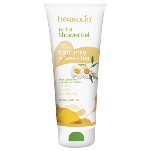 Gel de duș cu mușețel și ceai verde Herbacin 200 ml