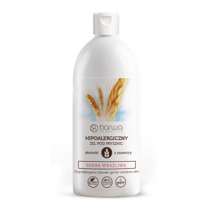 Gel de duș hipoalergenic cu extract de grau pentru pielea sensibilă Barwa Cosmetics 400 ml