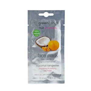 Masca faciala, cu cocos si mandarine, Greenland, 10 ml
